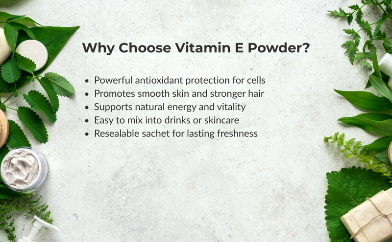 Vitamin E Powder - 25g | Active Skin
