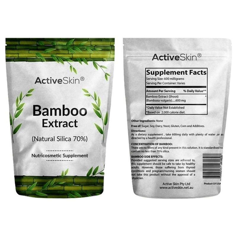 Bamboo Extract Powder | natural silica 70% - 250g | Active Skin - Active Skin