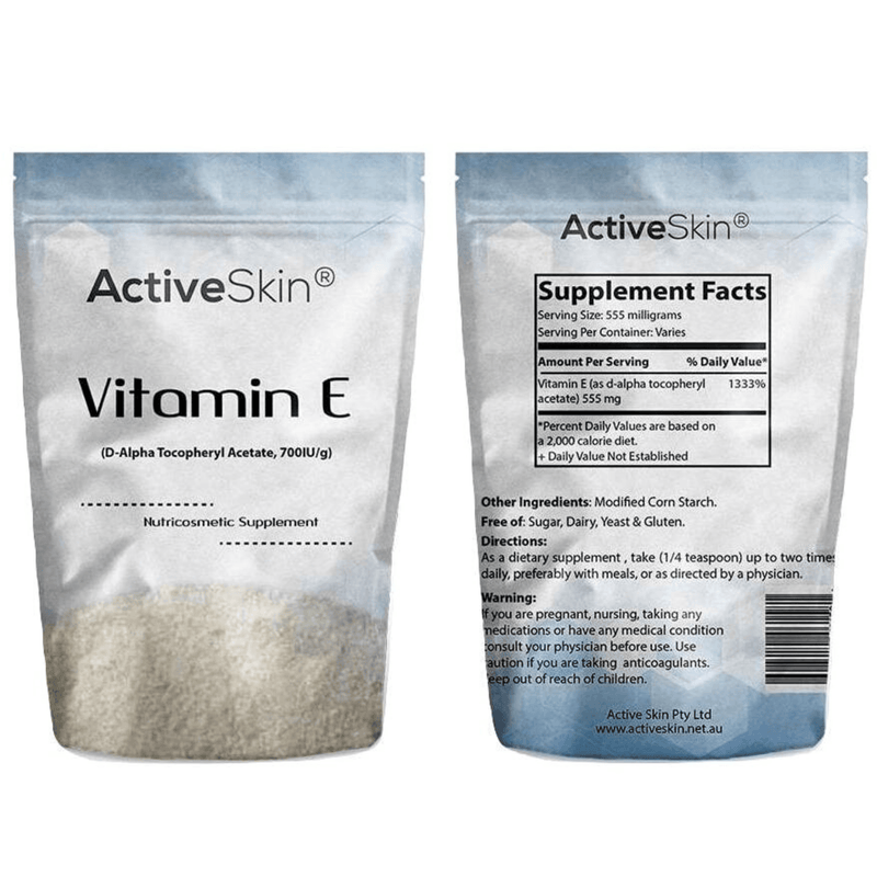 Vitamin E Powder - 25g | Active Skin - Active Skin